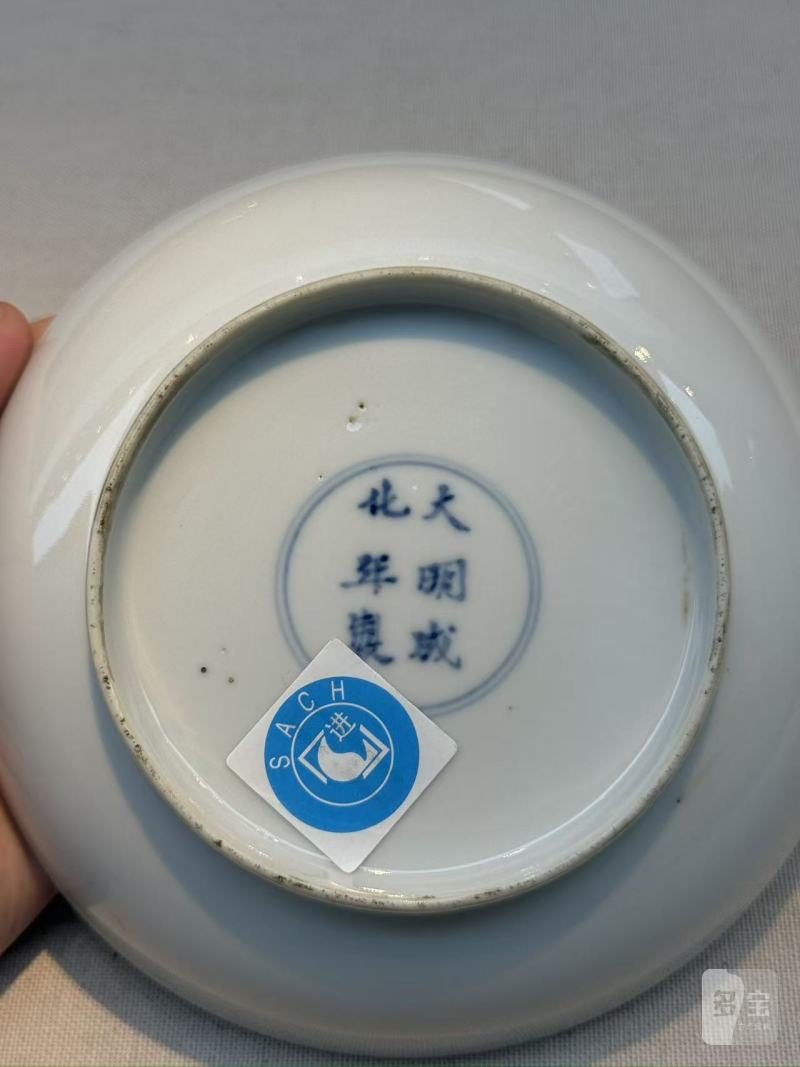 清雍正 粉彩花卉纹盘(一对) - 图12
